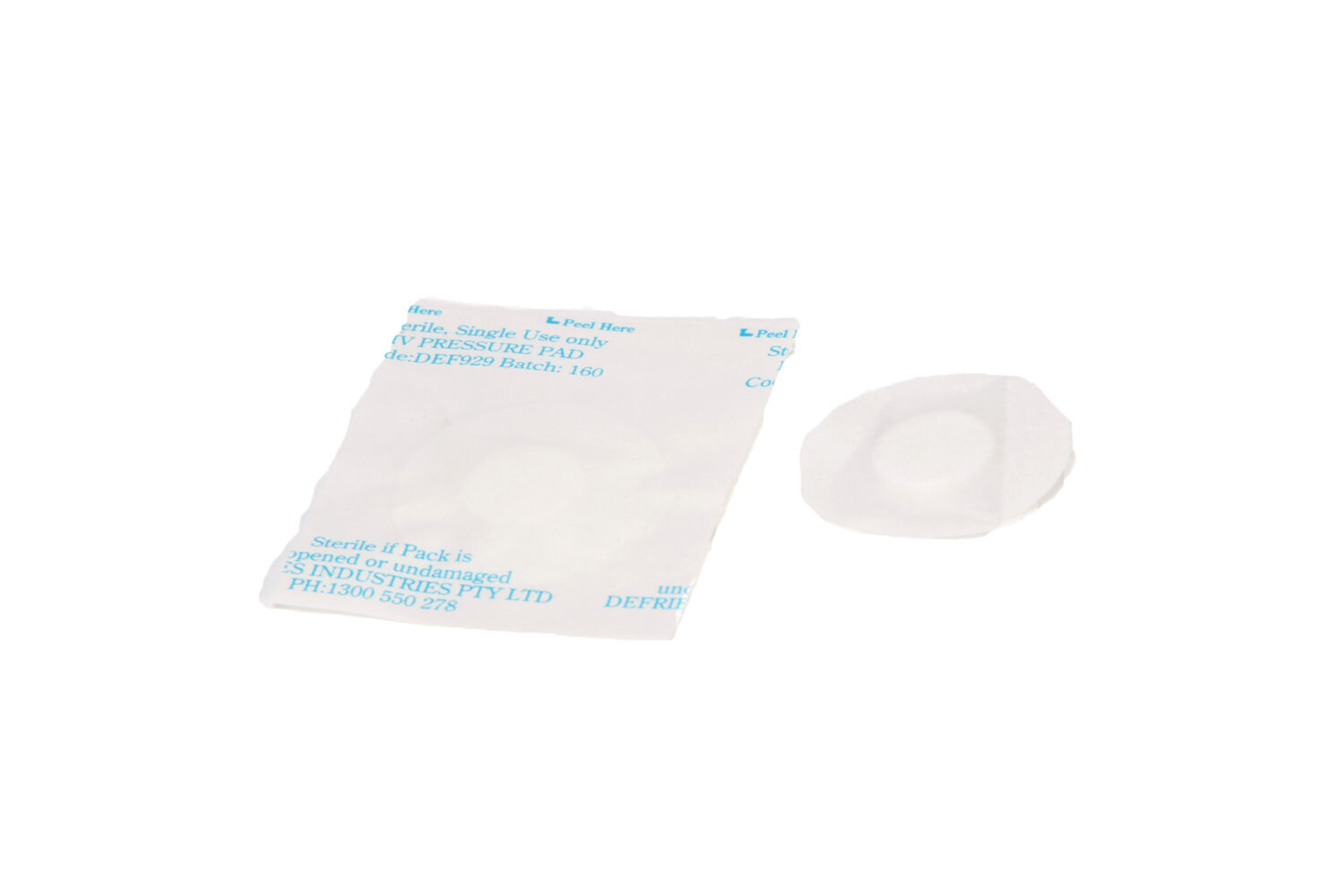 IV Pressure Pad White