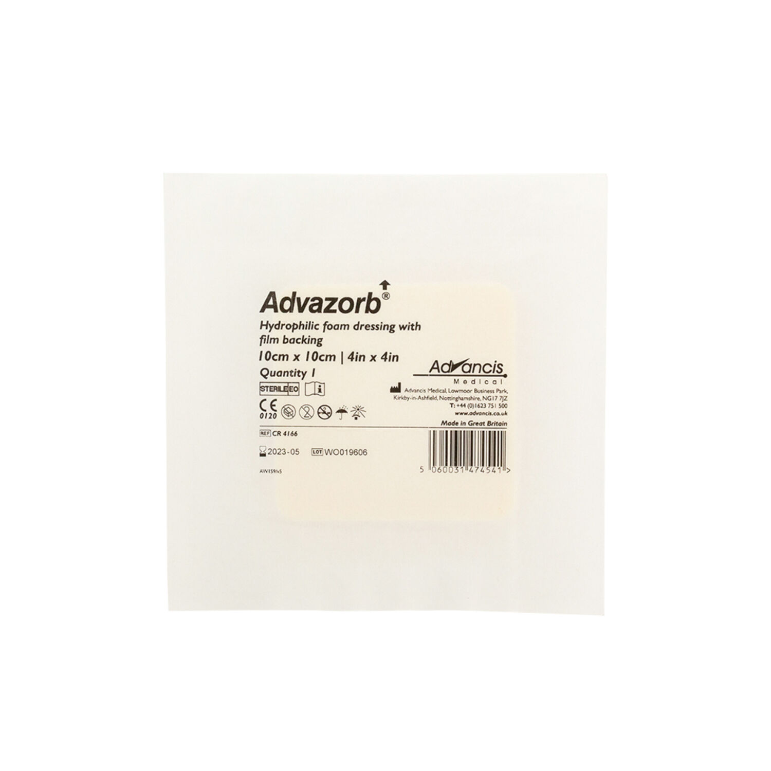 Advazorb 10cm x 10cm